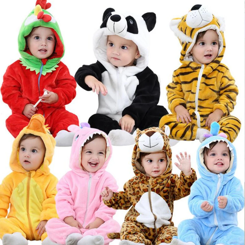 newborn toddler infant baby girl boy romper halloween costume baby jumpsuit hooded cute cartoon novelty ccostumes fall winterqy