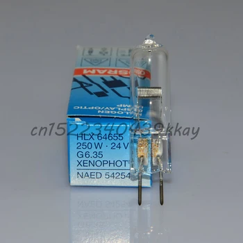

OSRAM HLX 64655 24V250W G6.35 NAED 54254 HALOGEN PROJECTOR LAMPS 50HRS