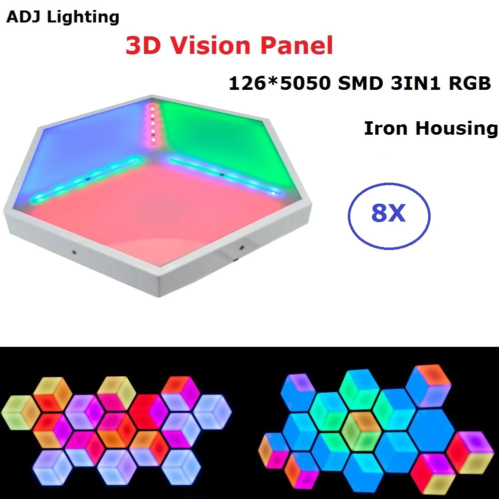 8 шт./лот Бесплатная доставка LED сценический эффект Освещение 35 Вт RGB полный 3D