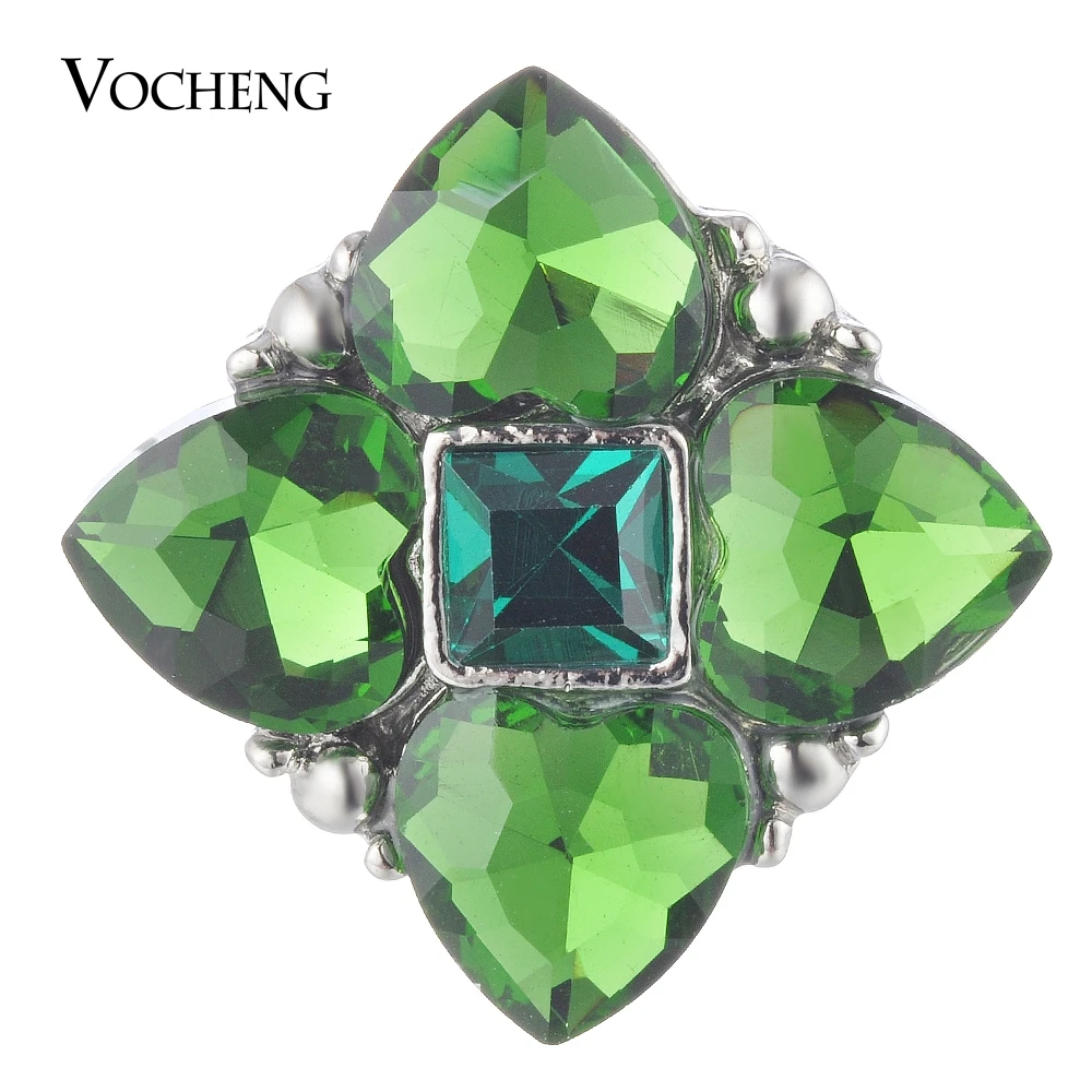 Vocheng имбирь кнопки 18 мм 3 цвета с кристаллами квадратный Форма Vn 1780|18mm button snaps|18mm