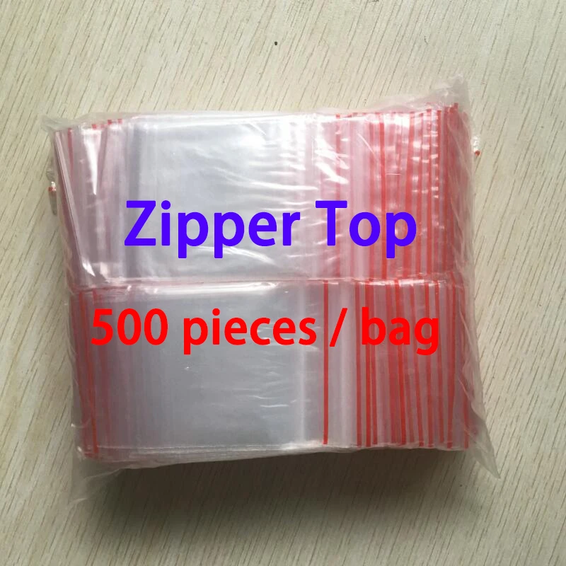 50pcs Small Plastic Bags - Mini, Thick & Transparent - Perfect for Jewelry,  Pills, Food & More!