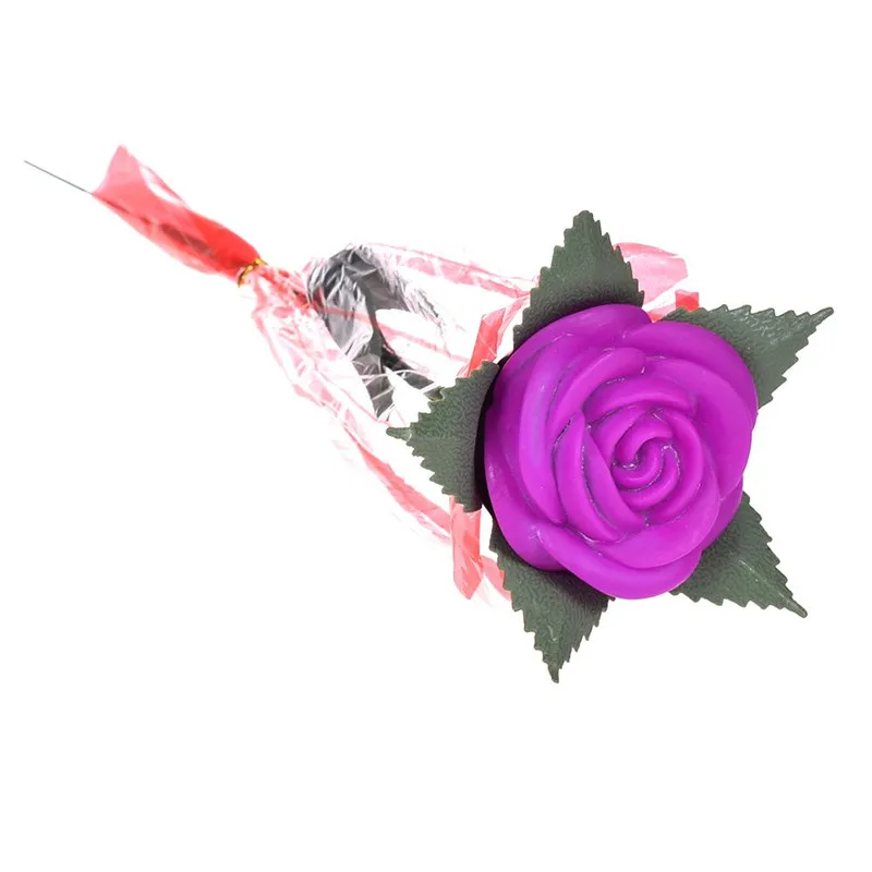 Светодиодный светильник-букет роз, светильник для дня рождения, свадебного украшения, Дня Святого Валентина, Дня матери, Сияющий Цветок, подарки на день Святого Валентина - Цвет: Фиолетовый
