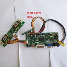Комплект для M190EG01 V0 1" DVI VGA монитор экран плата контроллера DIY M. NT68676 1280X1024 30pin LVDS 4 лампы Драйвер HDMI