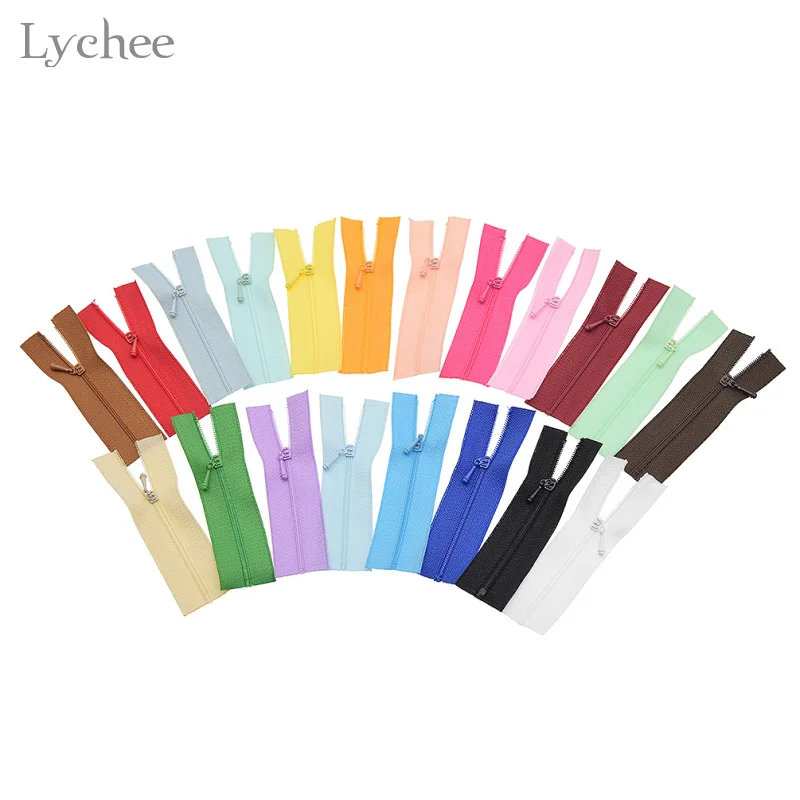 Lychee 10pcs Mini Zipper font b Doll b font Clothing Zipper DIY Handmade Sewing Scrapbooking Garment
