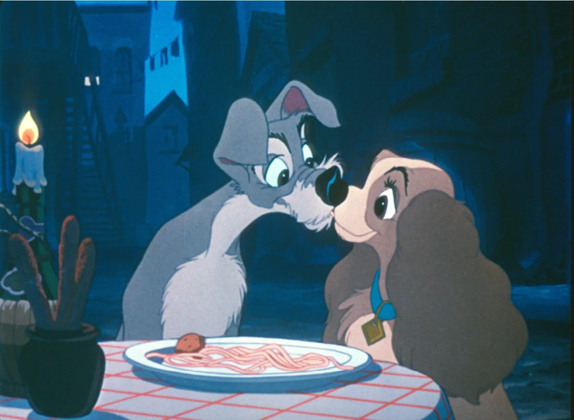 

7x5ft Lady Tramp Candlelight Dinner Street Custom Photo Studio Background Backdrop Vinyl Banner 220cm x 150cm