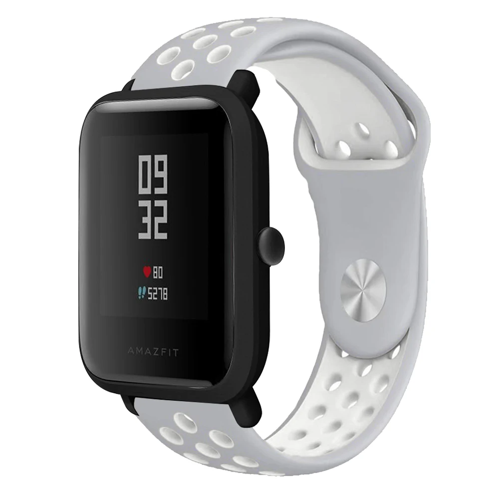 Ремешок для часов Xiaomi Huami Amazfit Bip BIT PACE Lite Youth band Силиконовый ремешок браслет ремень для Huami Amazfit Bip Замена