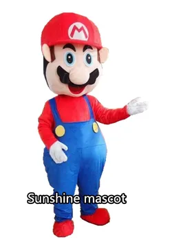 

Adult Super Mario Mascot Cartoon Mascot Costume Fancy Dress Free Shipping