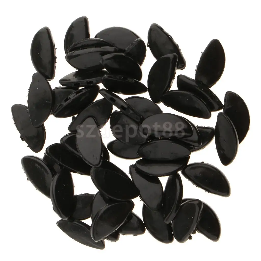 25 Pairs Push In 100% Silicon Nose Pads Eye Glasses Sunglasses Spectacles Eyeglass Plastic Frames Nosepads Repair Replacement