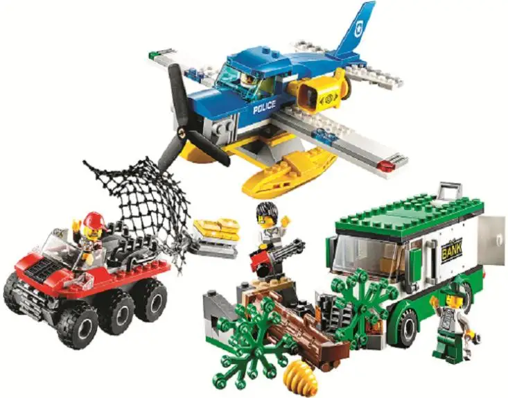 

BELA 10864 Compatible Legoings City Police Series Mountain River Heist 60175 model Building Blocks DIY Bricks Toys Gift For boys