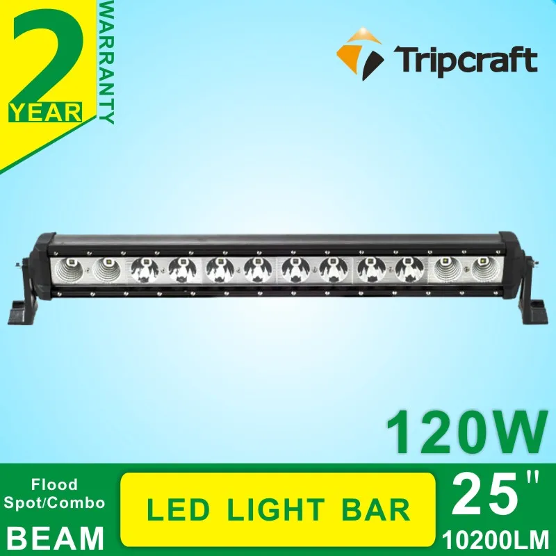 

120W Led Work Light Bar For Offroad Driving,25 Inch Led Worklight For Off-Road Working, Spot /Flood/Combo Beam Optional