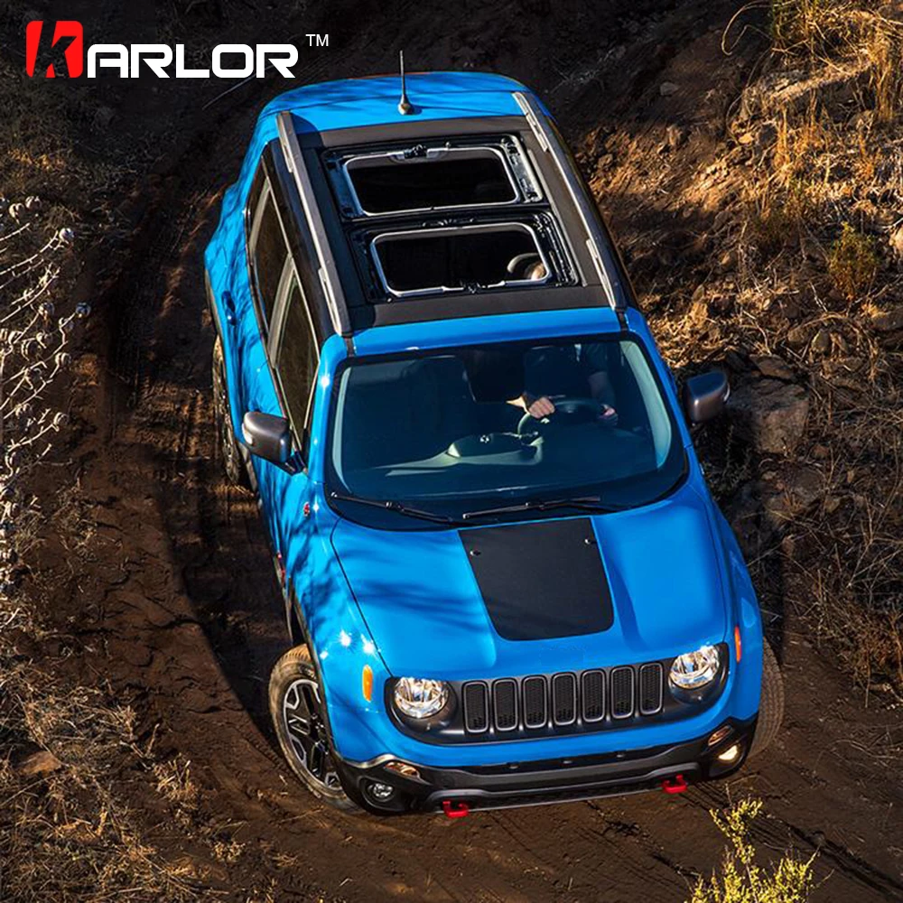 

3D Carbon Fiber Scratch Protection Hood Bonnet Film Car Styling Stickers And Decals For Jeep Renegade Accessories
