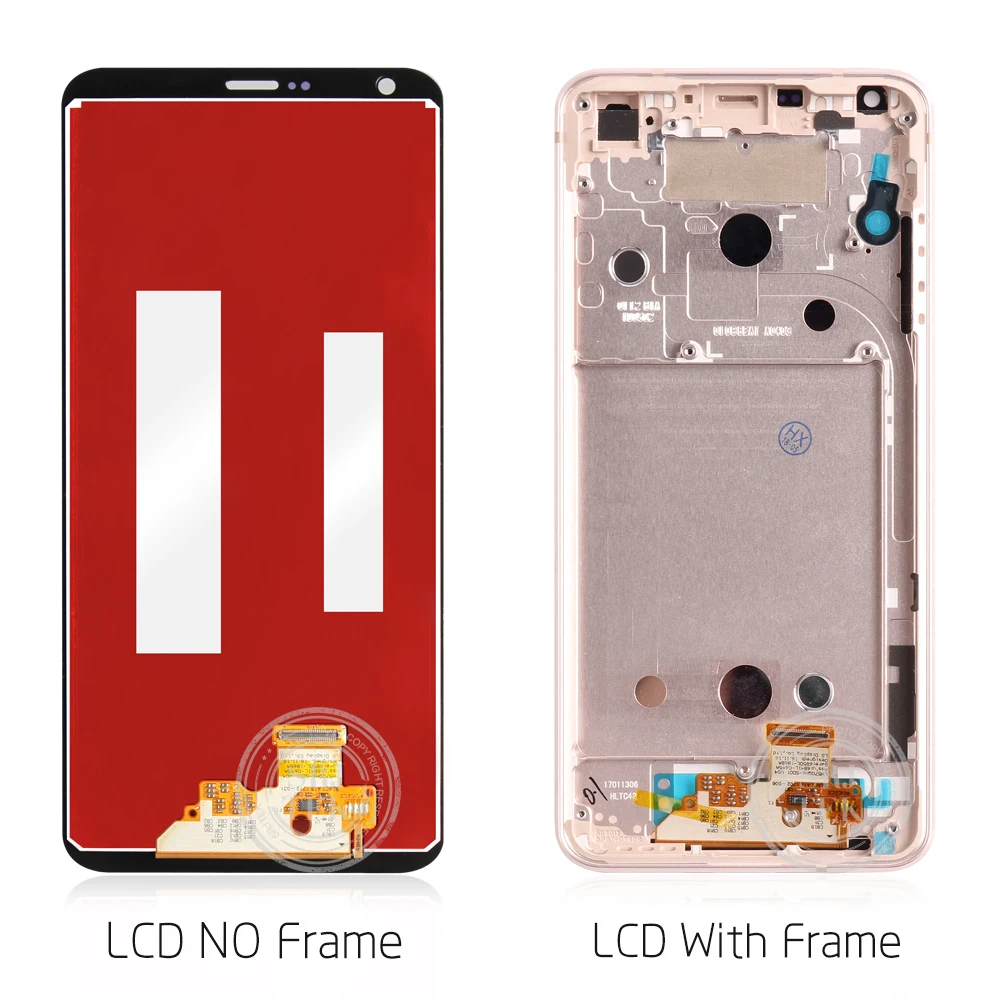 Оригинальный Для LG G6 H870 H870DS H872 LS993 VS998 US997 ЖК дисплей с рамкой запасная деталь для
