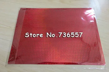 

50 Pcs Laser Red Free Shipping 20x29Cm A4 Hot Stamping Foil Paper Laminator Laminating Transfered Elegance Laser Business Cards