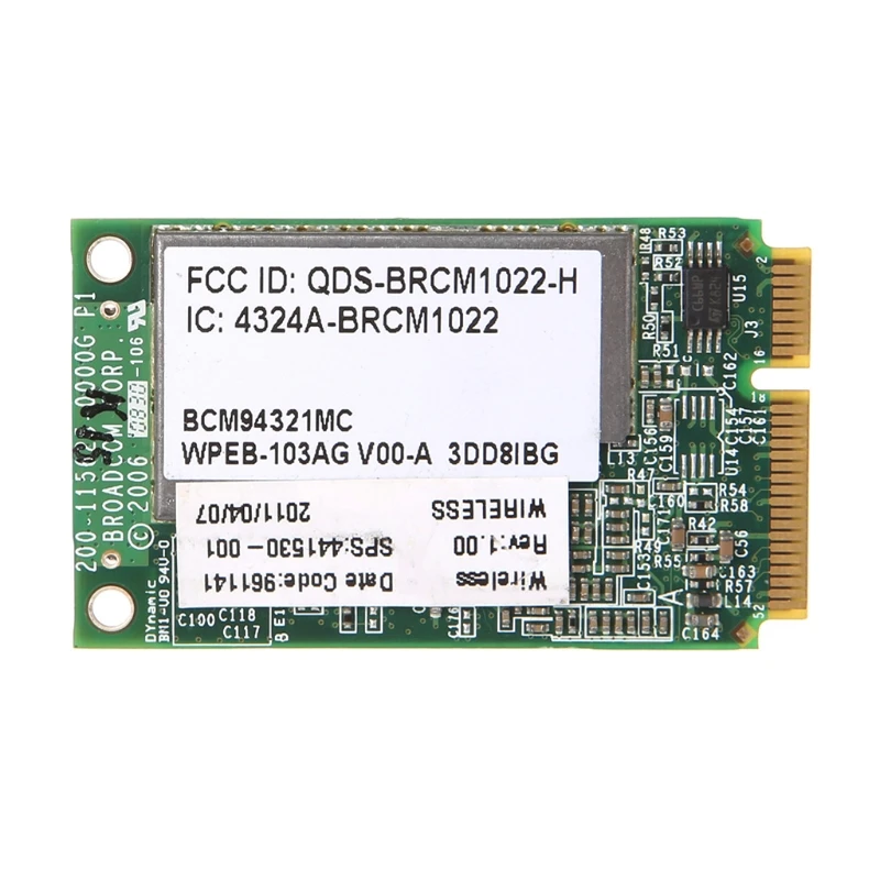 

For HP Broadcom BCM94321MC 416371-001 436253-001 Mini PCI-E WiFi Wireless Card