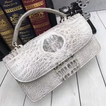 Роскошная дизайнерская женская маленькая сумка из натуральной кожи аллигатора, сумка из экзотической крокодиловой кожи, женская сумка через плечо