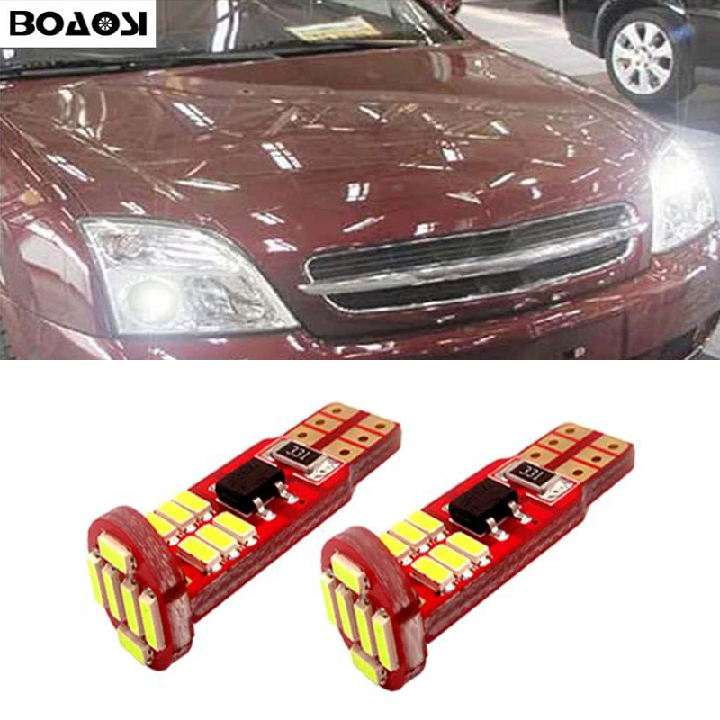 

BOAOSI 2x Canbus LED T10 Clearance Parking Light Wedge Light For Opel Astra h j g Corsa Zafira Insignia Vectra b c d