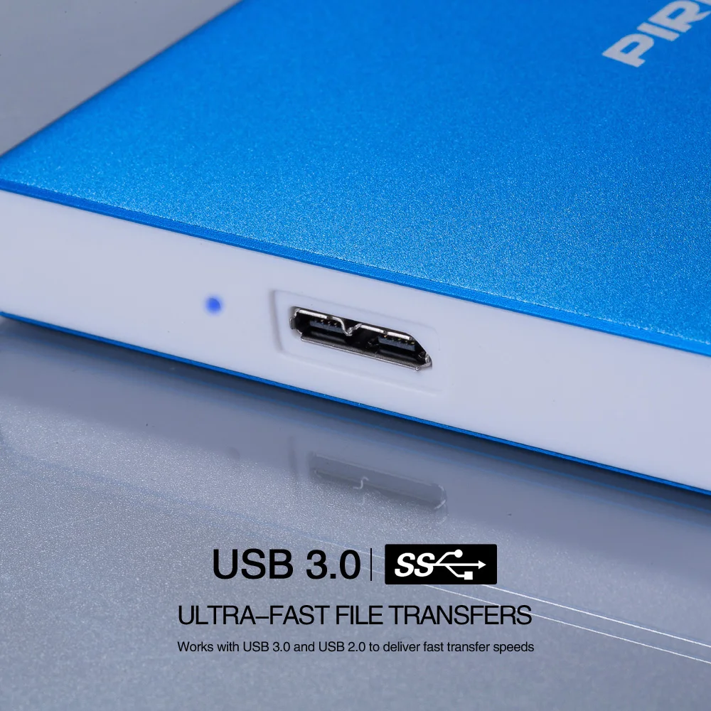 Внешний жесткий диск PIRISI P616I 2,", 250 ГБ, 320 ГБ, ударопрочный портативный жесткий диск, металлический тонкий, 5 цветов