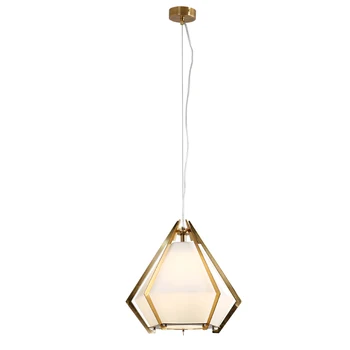 

Northern Modern pendant lamps copper single head Personality Diamonds Glass Living Restaurant Lamps pendant light ZA45428