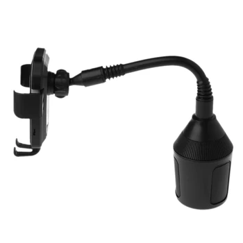 

Car Qi Wireless Charger Gooseneck Cup Holder Mount for iPhone X 8 Samsung S9 S8 Phone