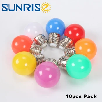 

LED Bulbs Home Decoration Bulb 10PCS Lampada Lamp Colorful Bombillas E27 3W 220V LED Light SMD2835 Light flashlight LED