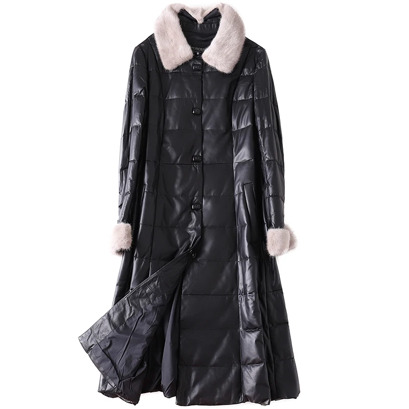

Women's Down Jacket Mink Fur Sheepskin Coat Autumn Winter Real Genuine Jacket Women Clothes 2019 Korean Chaqueta Mujer ZT2773