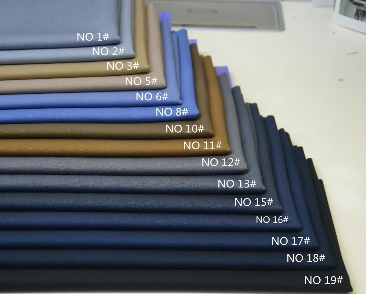 new fine imitation wool suit fabric thickened plain fabric business suit fabric jacket windbreaker fabric