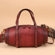 Новая женская сумка из натуральной кожи, женская элегантная сумка через плечо в стиле ретро, сумка через плечо из коровьей кожи ручной работы, женские сумки через плечо