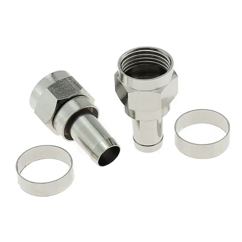 100pcs Inch 75 5F Head Satellite Splitters Connector TV Set top Box