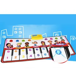 Детский игровой коврик детский коврик Развивающий Пазл ковер с фортепианной клавиатурой и милой фигуркой Playmat детский спортивный