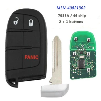 

M3N-40821302 3 buttons Smart Remote Fob Key for Dodge Journey Dart for Jeep Grand Cherokee 7953A / 46 chip 2 + 1 buttons
