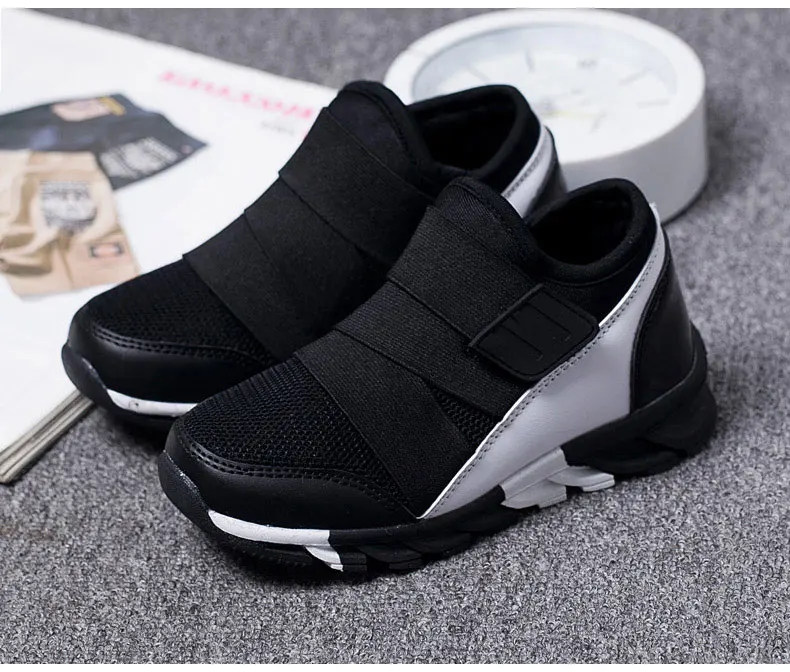 crianças tênis meninas sapatos casuais malha respirável