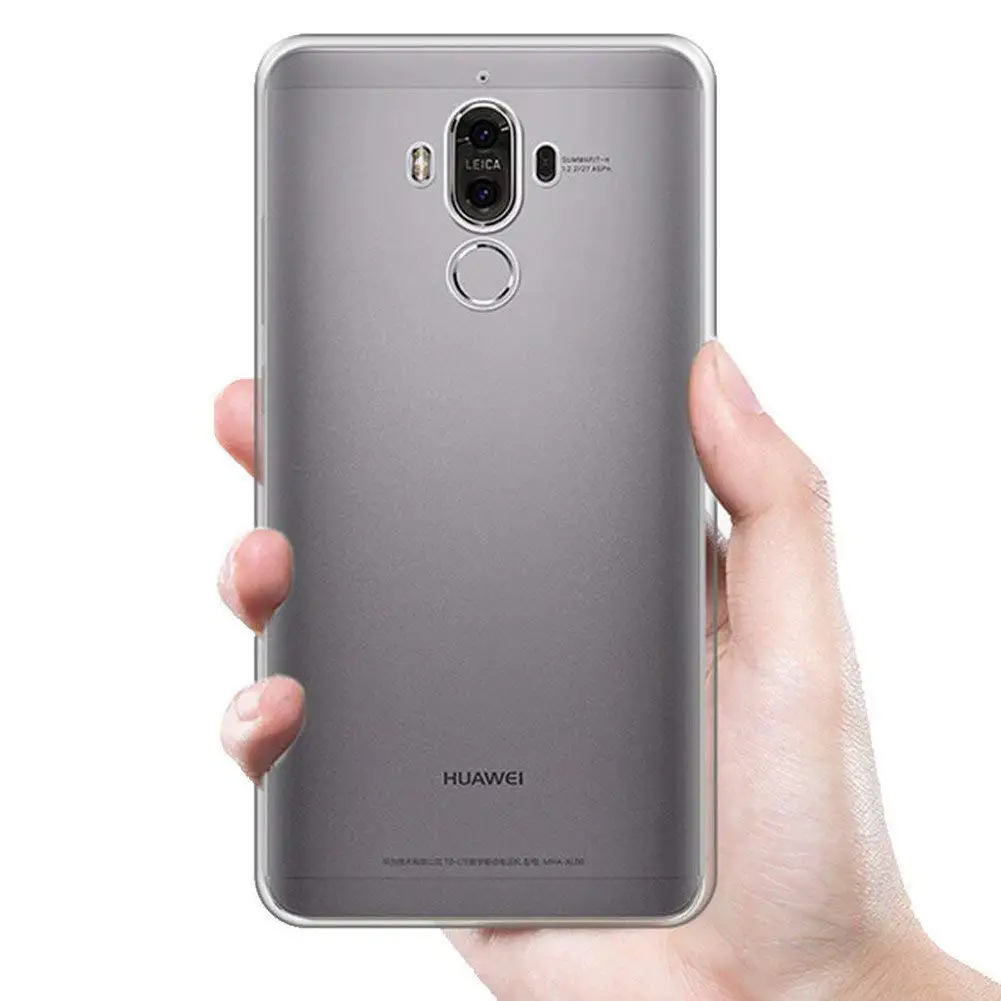 Чехол для huawei mate 9 TPU Силиконовый прочный прозрачный мягкий чехол Pro защитный на