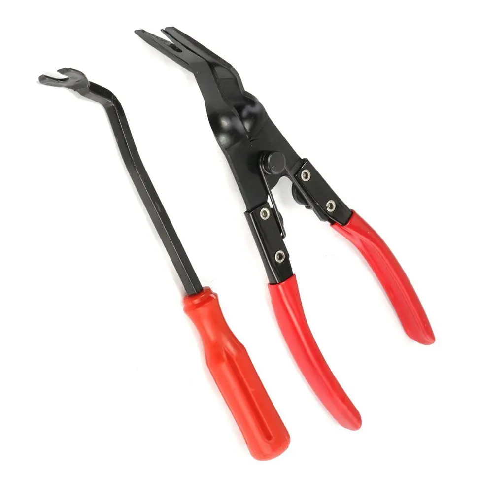 5x2pcs Car Door Upholstery Remover Trim Clip Removal Pliers Pry Car Repair Tool