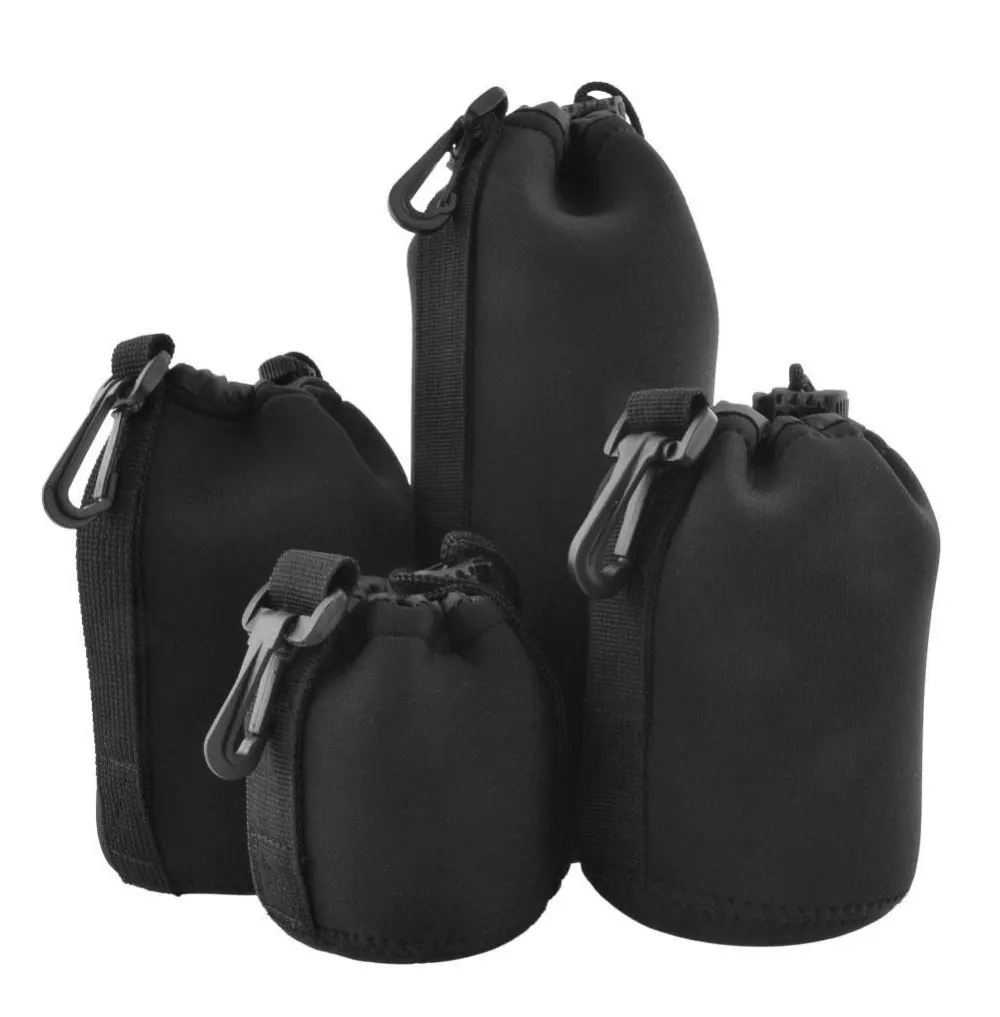 2018 New S M L XL Matin Neoprene Soft Protector Camera Lens Pouch Bag Case For Canon Nikon Sony Camera lens bag (7)