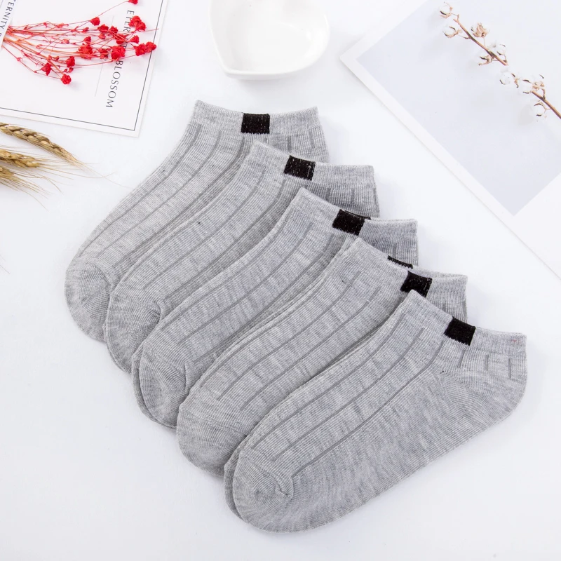 Women Ankle Socks Girls Stripe Casual Boat Socks Fashion Lady Black Short Socks New Style Dropshipping