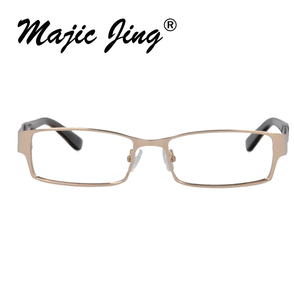 Мужские очки для коррекции зрения при близорукости Magic Jing металлические оправы с