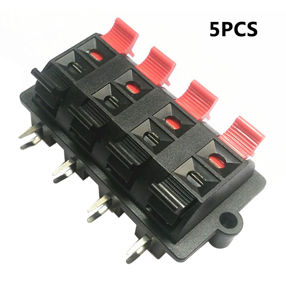 5 шт. 8PIN нажимной красный и черный пружинный нажимной Тип акустический кабель провод громкий динамик аудио Клеммная плата разъем wp8-3
