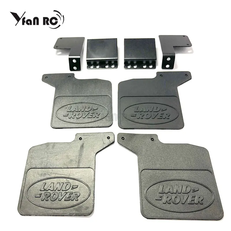 

TRX4 Front & Rear Mud Flaps Rubber Fender Mudguard for 1/10 RC Rock Crawler Truck TRAXXAS TRX-4 D110 Land Rover Jeep Accessories
