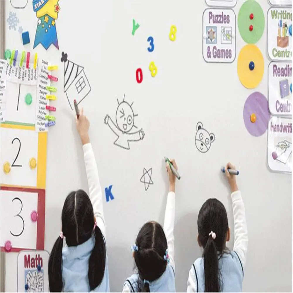 4mil Whiteboard Writing Film Dry Erase Board Used in Teaching Drawing Self-sticking Decals Length: 3m | Автомобили и мотоциклы