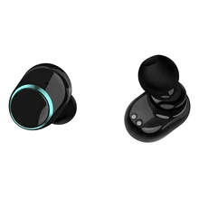 Беспроводной наушники i8X Bluetooth наушники с Зарядное устройство Box для Iphone и Andriods черный