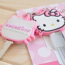 1 шт Kawaii 4 см Ключ Кошелек Резина KEY Holder бумажник молния Кепки случае ключ