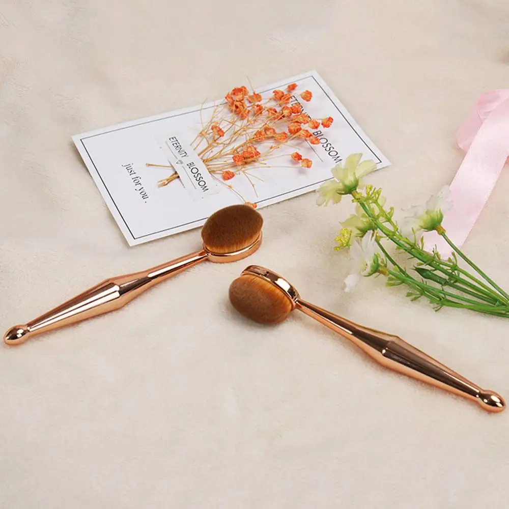 

Ultra-soft hair non-irritating sensitive muscle foundation elliptical makeup brush 1 PCS toothbrush new mermaid brush set CW29