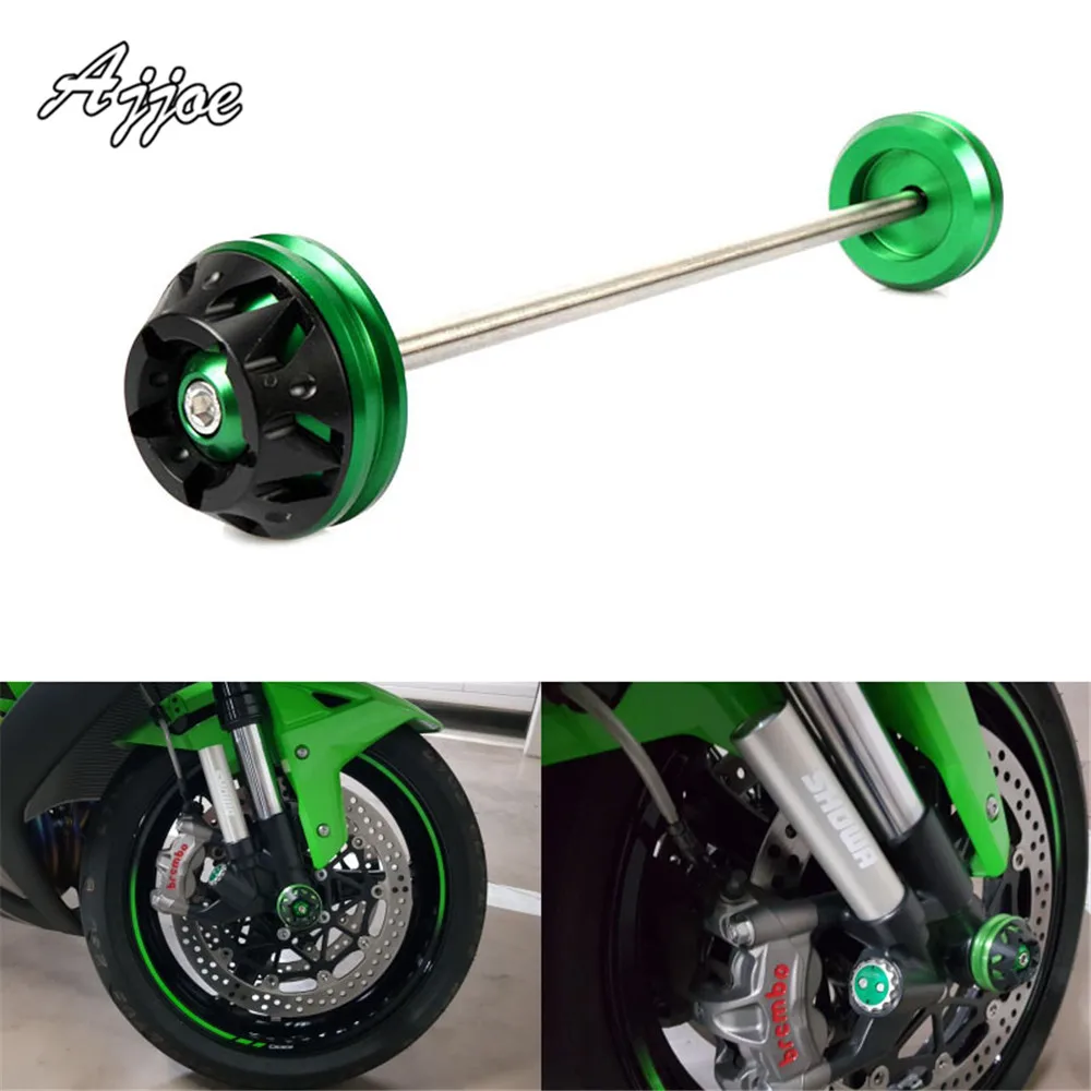 Для Kawasaki ZX 6R ZX6R 2009 2018 Ninja636 2013 10R ZX10R 2011 защита колеса вилки передней оси
