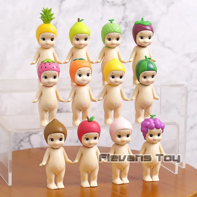 goku toys Little Angel 2017 Fruit Series Mini PVC Action Figures Collectible Model Toys Dolls Gift 12pcs/set star wars toys