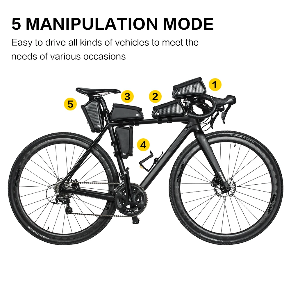 Clearance Mountain Bike Front Tube Bag Front Beam Mobile Phone Touch Screen Bag Waterproof Multi-function Bicycle Handle Bag 0 Clearance Mountain Bike Front Tube Bag Front Beam Mobile Phone Touch Screen Bag Waterproof Multi-function Bicycle Handle Bag 0