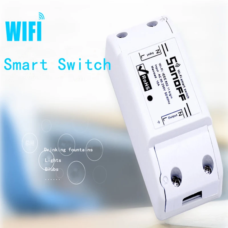 Módulo de Automação Remoto sem Fio Controlado por Ios Sonoff Básico Inteligente Residencial Interruptor Universal Faça Você Mesmo Wifi Temporizador Android 5 Pçs - Image 5