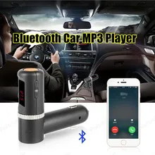 С функциями "hands free" и Bluetooth для автомобиля FM передатчик Комплект MP3 плеер FM модулятор ЖК-дисплей с двойным USB Зарядное устройство