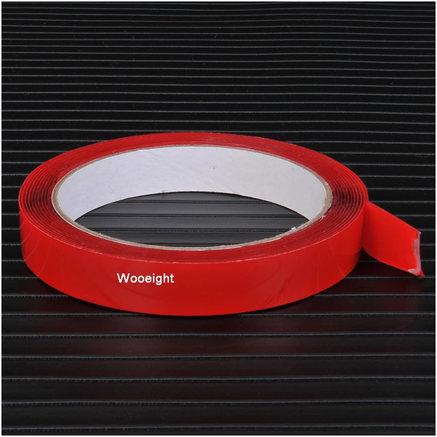 Wooeight Car Styling Transparent Silicone Double Sided Tape Sticker 15mm3m For Car Home Office High Strength Adhesive Sticker (4)