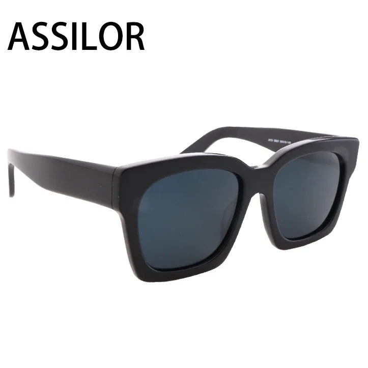 Assilor HD поляризованные Красочные линзы дизайн UV400 ультрафиолетового модная оправа прямоугольной формы Для женщин и мужские солнцезащитные очки
