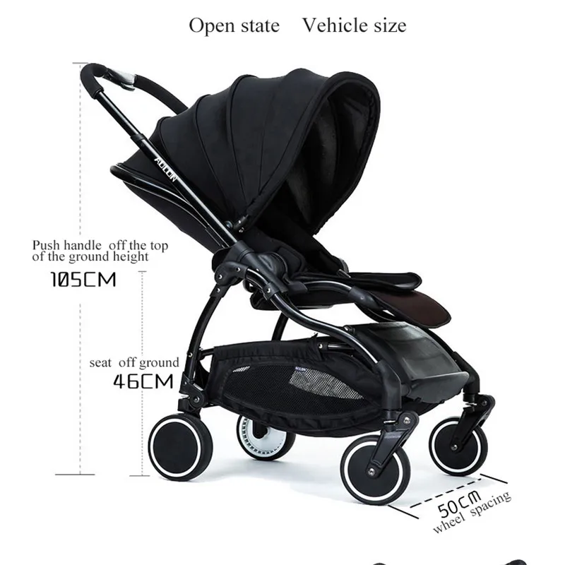 

0-4 years light umbrella car carriage four-wheel folding 2 in 1 Strollers For Dolls travel baby stroller newborn baby car